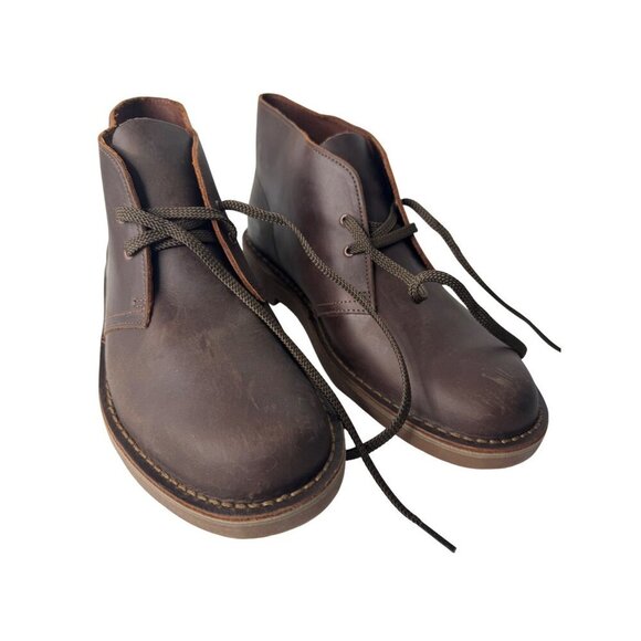 New Clarks Desert Boot Beeswax Leather Brown Ortholite Men's UK  9 US 10 EU 43 - Picture 2 of 7